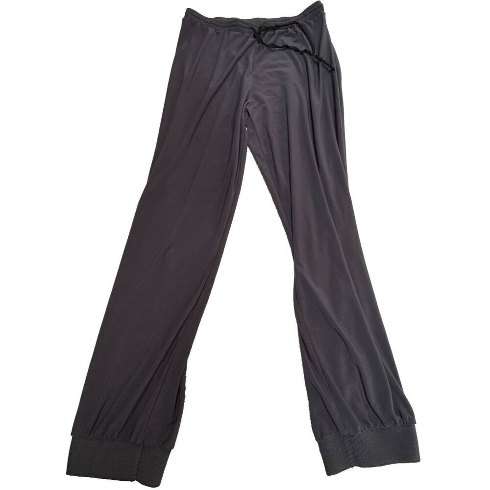Alain Murati Women's Margot Track Stretch Trousers Jogger Pants Dark Gray Small
